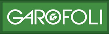Logo Garofoli pe fundal verde